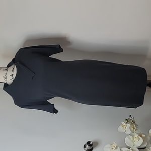 Calvin Klein knit dress with neck zipper